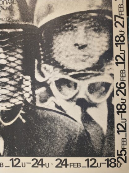 Super 8 festival at ICC. Screen printed poster by Wout Vercammen. - 1974 - Image 2