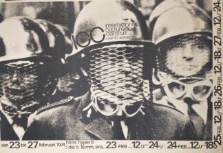 Super 8 festival at ICC. Screen printed poster by Wout Vercammen. - 1974