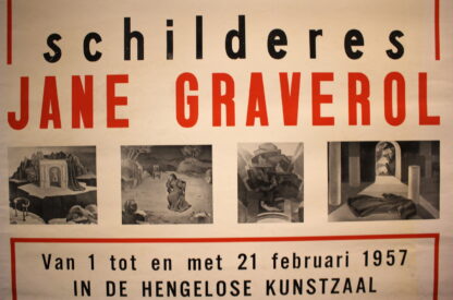 Tentoonstelling van de Belgische schilderes Jane Graverol - 1957 - Image 3