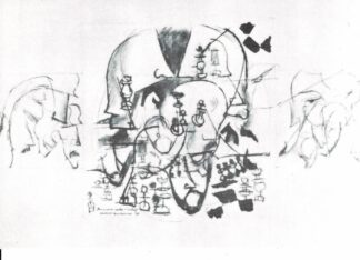 The chess style of Marcel Duchamp a lecture by Raymond Keene invitation - 1991