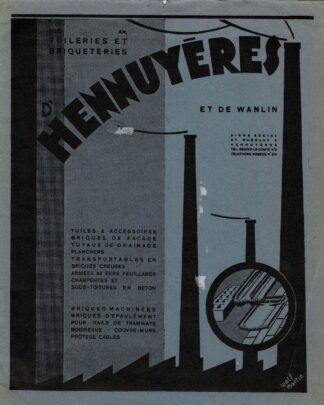 Tuileries et Briqueteries d'Hennuyères et de Wanlin catalogue.