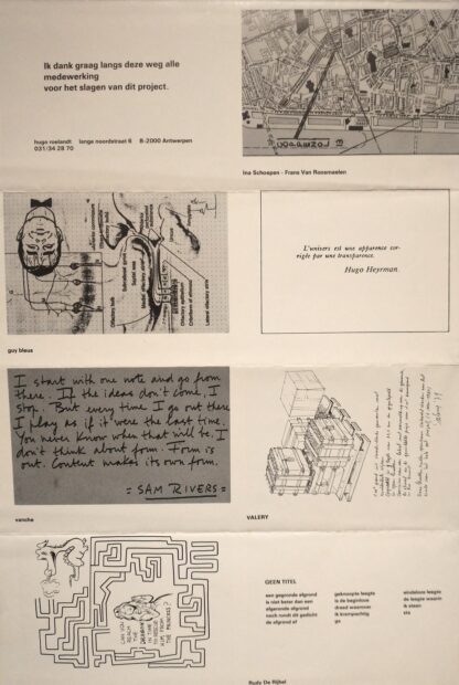 ABCDEFGHIJKLMNOPQRSTUVWXYZ exhibition poster - Ruimte Z - 1980 - Image 4