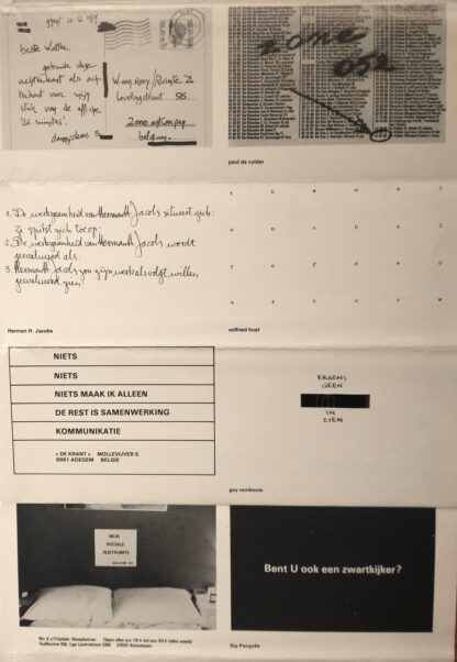 ABCDEFGHIJKLMNOPQRSTUVWXYZ exhibition poster - Ruimte Z - 1980 - Image 3