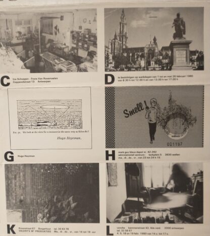 ABCDEFGHIJKLMNOPQRSTUVWXYZ exhibition poster - Ruimte Z - 1980 - Image 8