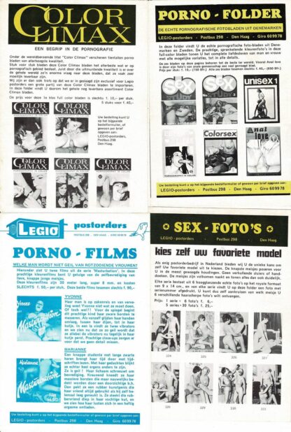 A small collection of soft erotic order forms, catalogues and ephemera - 1970s