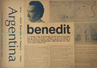 (Luis F.) Benedit XXXV Biennale di Venezia Argentina 1970 exhibition poster - 1970