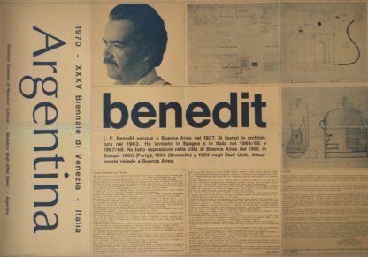 (Luis F.) Benedit XXXV Biennale di Venezia Argentina 1970 exhibition poster - 1970