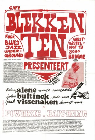 Café Blekken Ten presenteert Poweezie Happening - 1971