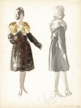 A brown coat from 1960.