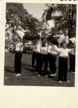 A group of men with moves.