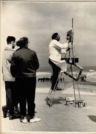 "De strandschilder" De Backer César. Fr.