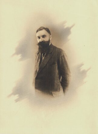 Handsome man with beautiful beard posing. - undated