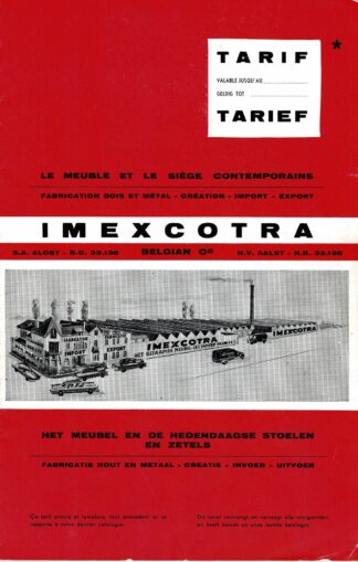 Imexcotra Aalst catalogue/price list - undated