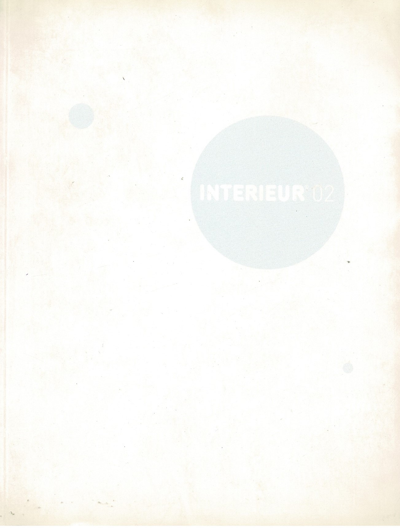 Interieur 2002 : 18de internationale biënnale voor woonkreativiteit - 2002