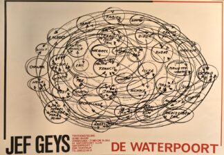 Jef Geys - De Waterpoort exhibition poster - 1983