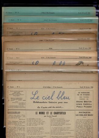 Le ciel bleu - A complete run of 9 issues - 1945