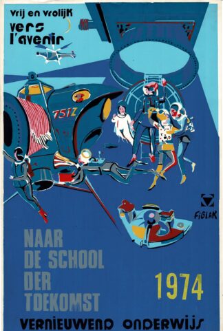 Naar de school van de toekomst. Vernieuwend onderwijs. Vrij en Vrolijk - 1973