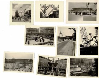 Nine photographs taken at Expo 58 - 1958