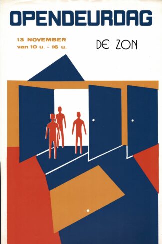 Opendeurdag De Zon. Een educatieve mini-poster. Vrij en Vrolijk - no date
