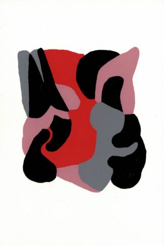 Pietro Consagra. "Consagra Colore".  Studio Carlo Grossetti invitation -  1986