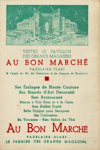 [Expo 58 ] Visitez le pavillon des grands magasins Au Bon Marché - 1958