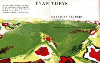 Yvan Theys. Les Contemporains 1963 invitation - 1963