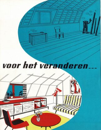 Fold out flyer for Unalit flooring by Francis Delamare - no date