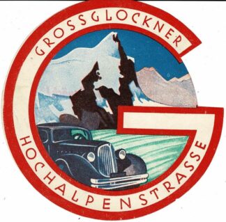 Grossglockner Hochalpenstrasse Adhesive Label - undated