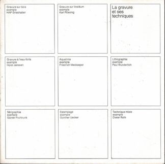 La gravure et ses techniques - 1977