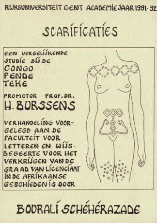Scarificaties : een vergelijkende studie bij de Congo, Pende, Teke - 1992