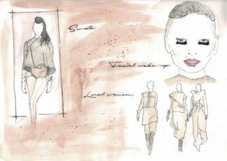 A tank girl inspired drawing.