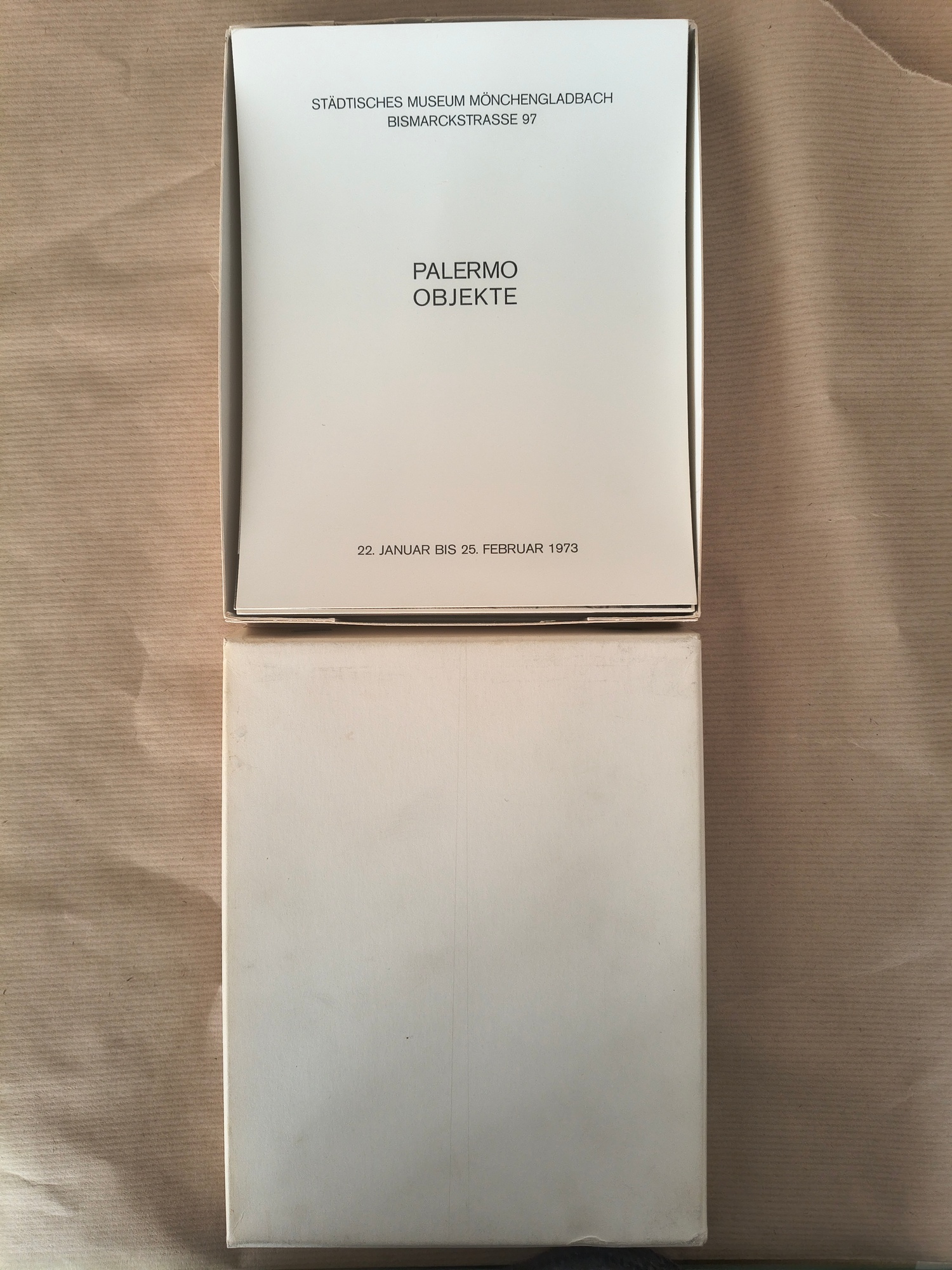 Blinky Palermo - Objekte (n° 256/440) - 1973