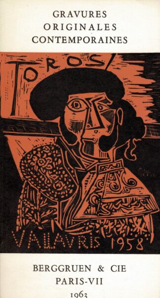 [Picasso] Maîtres graveurs contemporains - 1963 . Catalogue de la Galerie Berggruen - 1963